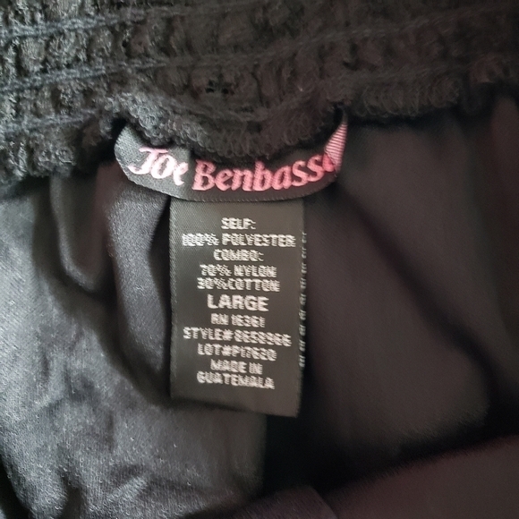 NWT Joe Benbasset Black Polyester Skirt - Picture 4 of 5